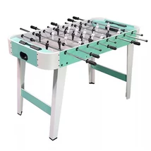 Csocsóasztal zöld-fehér, 4'-es méretben, normál rudazattal, gyerekeknek