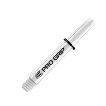 Dart szár rövid Target Pro Grip, fehér 34mm - 9 darabos csomag 