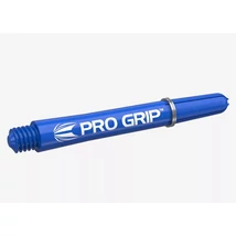 Dart szár rövid Target Pro Grip, kék 34mm - 9 darabos csomag  Dart szár rövid Target Pro Grip, kék 34mm - 9 darabos csomag