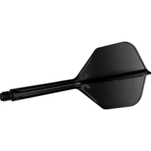 Darts toll és szár egyben Target K-Flex fekete, No6 toll és hosszú szár 
