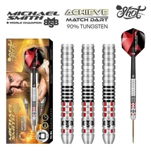 Darts szett steel SHOT Michael  Smith Achive 24 gr, 90% wolfram