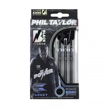 Darts szett TARGET steel 23g POWER 8ZERO black titanium - Phil Taylor Darts szett TARGET steel 23g POWER 8ZERO black titanium - Phil Taylor
