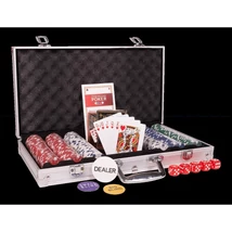 Póker készlet 300db-os számozatlan kockamintás