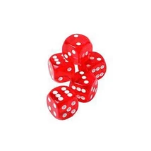 Dobókocka Las Vegas stílus 5db/szett Dobókocka Las Vegas stílus 5db/szett