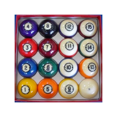 Golyókészlet Pool Brunswick 57,2 mm, normál méretű