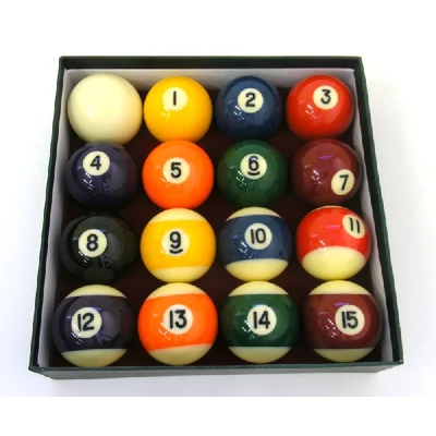Golyókészlet Pool biliárd 57,2 mm-es A minőség
