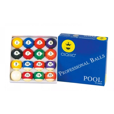 Golyókészlet Pool biliárd 57,2 mm-es A minőség