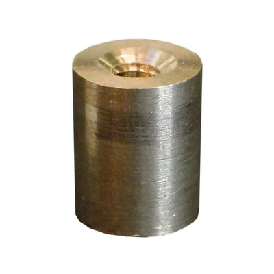 Dákóvégköz réz, rézmenetes 12mm bőrhöz