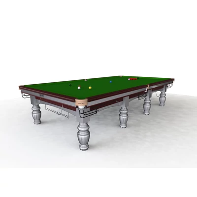 Riley Aristocrat Tournament Champion Snooker asztal Steel Block Cushions Mahogany