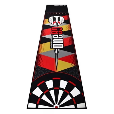 Dart puha szőnyeg ONE80 Poly, logó, 70 cm széles 