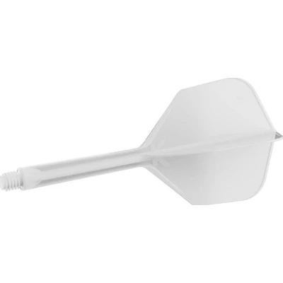Darts toll és szár egyben Target K-Flex fehér, No6 toll és hosszú szár