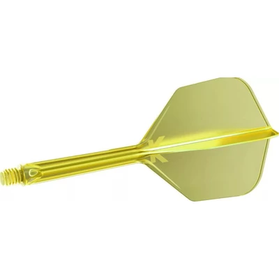 Darts toll és szár egyben Target K-Flex neon citromsárga, no6 toll és hosszú szár 
