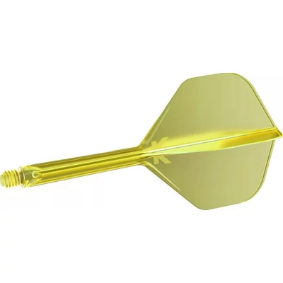 Darts toll és szár egyben Target K-Flex neon citromsárga, no2 toll és hosszú szár
