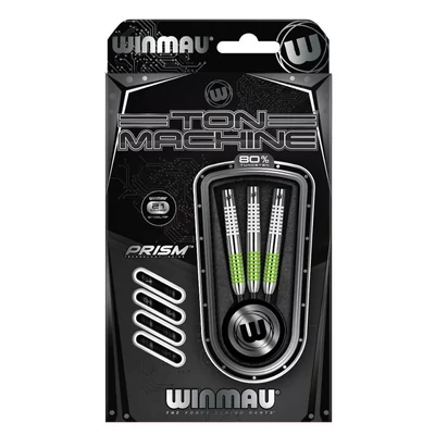 Darts szett Winmau steel 21g TON MACHINE 80% wolfram Darts G/W