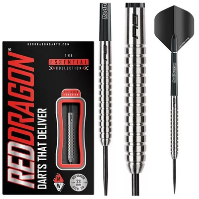 Darts szett Red Dragon steel Rebel, 90% wolfram, 25gr