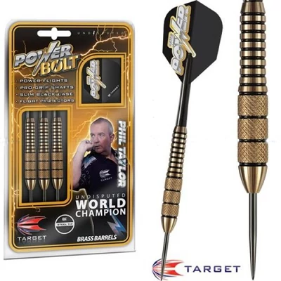 Darts szett TARGET steel POWER Bolt 22g - Phil Taylor