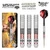 Darts szett steel SHOT Michael  Smith Achive 24 gr, 90% wolfram